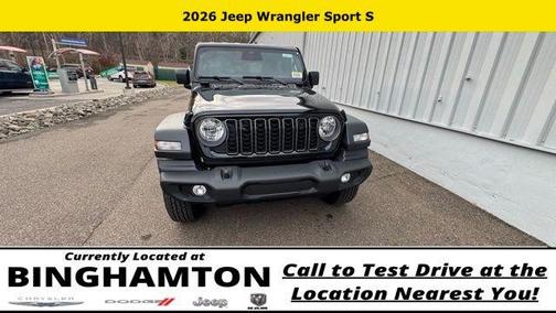 Black Clearcoat 2026 Jeep Wrangler Sport