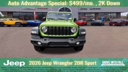 Mojito! Clearcoat 2026 Jeep Wrangler Sport