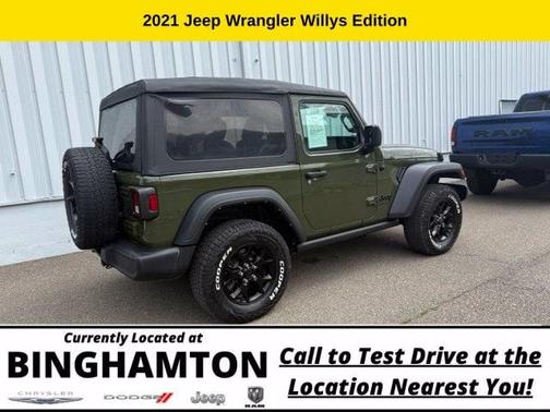 Sarge Green Clearcoat 2021 Jeep Wrangler Sport