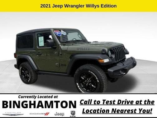 Sarge Green Clearcoat 2021 Jeep Wrangler Sport