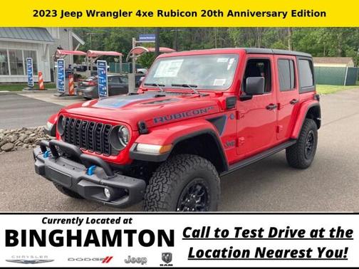 Firecracker Red Clearcoat 2023 Jeep Wrangler 4xe Rubicon
