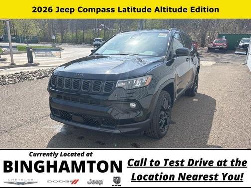 Diamond Black 2026 Jeep Compass Latitude