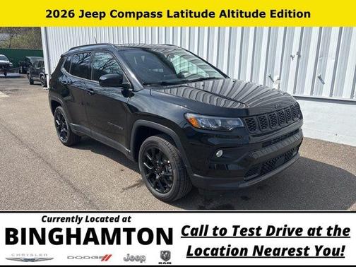 Diamond Black 2026 Jeep Compass Latitude
