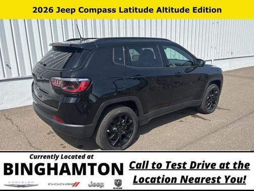 Diamond Black 2026 Jeep Compass Latitude