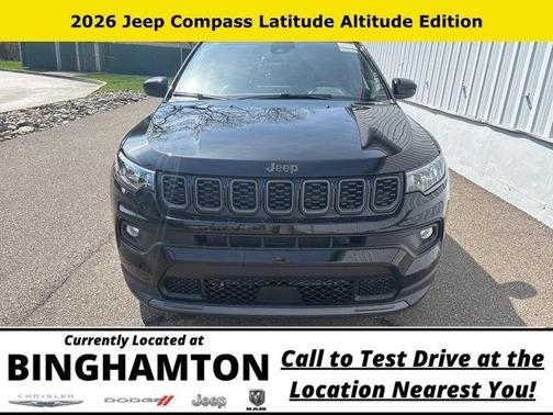 Diamond Black 2026 Jeep Compass Latitude