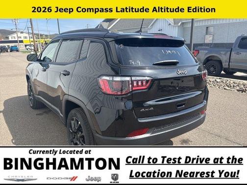 Diamond Black 2026 Jeep Compass Latitude