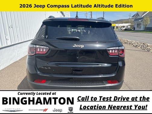 Diamond Black 2026 Jeep Compass Latitude