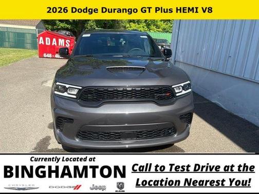 Vapor Gray 2026 Dodge Durango GT Plus HEMI V8