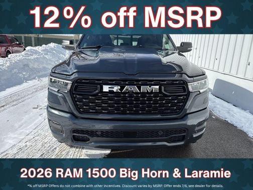 Blue Metallic 2026 RAM 1500 Big Horn/Lone Star