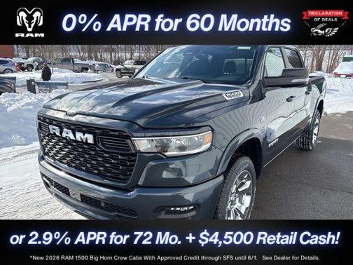 Blue Metallic 2026 RAM 1500 Big Horn/Lone Star