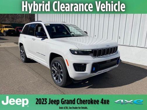 Bright White Clearcoat 2023 Jeep Grand Cherokee 4xe Overland