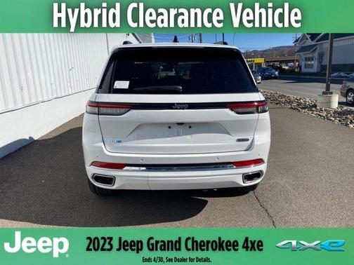 Bright White Clearcoat 2023 Jeep Grand Cherokee 4xe Overland