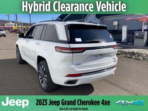 Bright White Clearcoat 2023 Jeep Grand Cherokee 4xe Overland