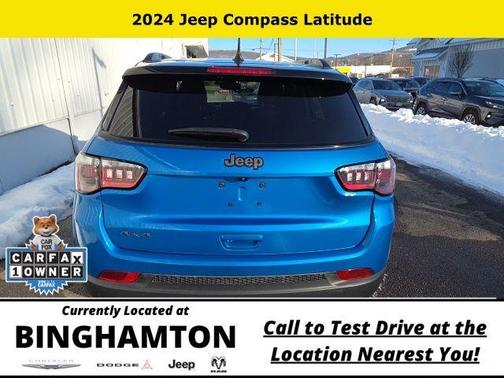 Hydro Blue Pearlcoat 2024 Jeep Compass Latitude