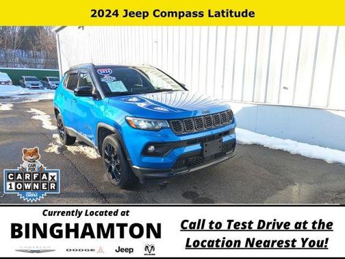 Hydro Blue Pearlcoat 2024 Jeep Compass Latitude
