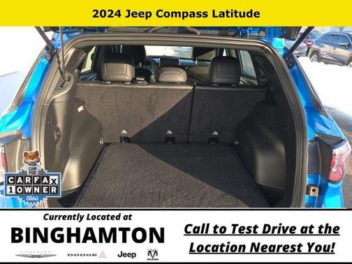 Hydro Blue Pearlcoat 2024 Jeep Compass Latitude