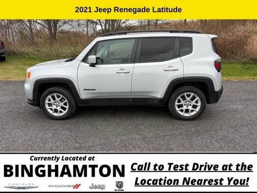 Glacier Metallic 2021 Jeep Renegade Latitude