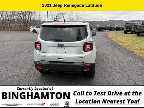 Glacier Metallic 2021 Jeep Renegade Latitude