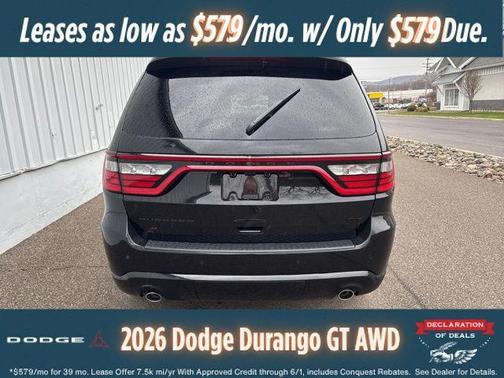 DB Black Crystal Clearcoat 2026 Dodge Durango GT