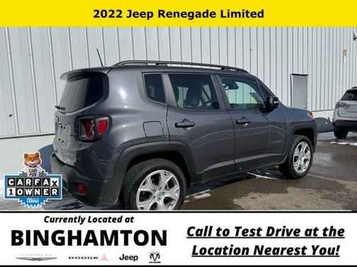 Graphite Gray 2022 Jeep Renegade Limited
