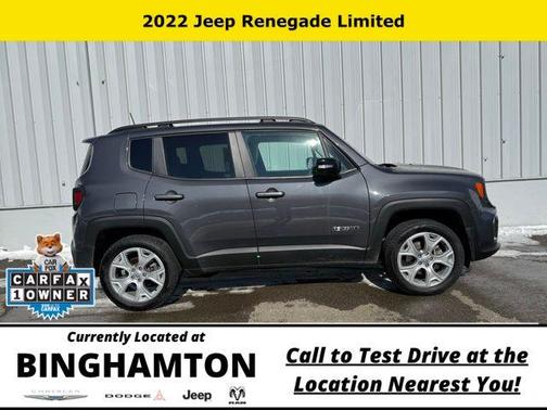 Graphite Gray 2022 Jeep Renegade Limited