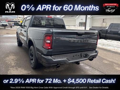 Blue Metallic 2026 RAM 1500 Big Horn/Lone Star
