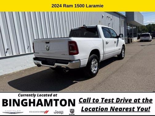 Bright White Clearcoat 2024 RAM 1500 Laramie