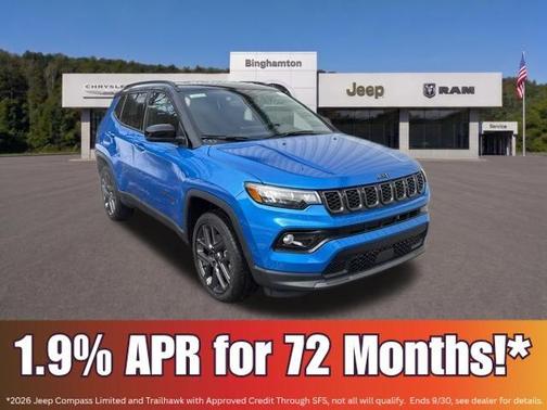 Hydro Blue Pearlcoat 2026 Jeep Compass Limited