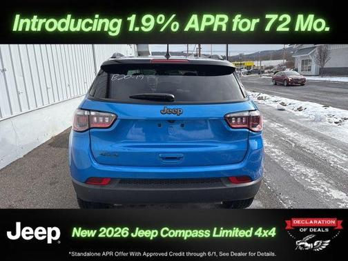 Hydro Blue Pearlcoat 2026 Jeep Compass Limited