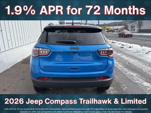 Hydro Blue Pearlcoat 2026 Jeep Compass Limited