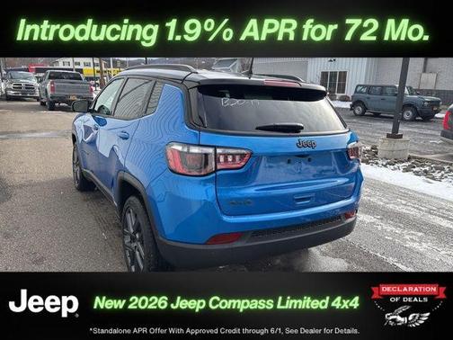 Hydro Blue Pearlcoat 2026 Jeep Compass Limited