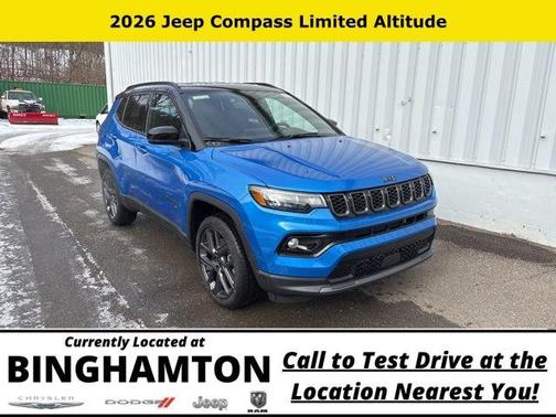 Hydro Blue Pearlcoat 2026 Jeep Compass Limited