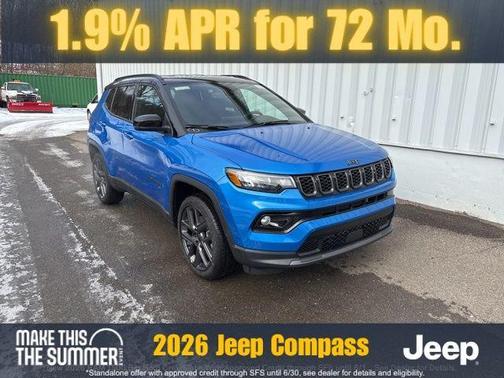 Hydro Blue Pearlcoat 2026 Jeep Compass Limited