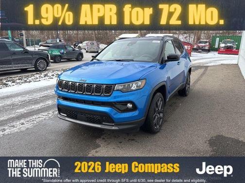 Hydro Blue Pearlcoat 2026 Jeep Compass Limited