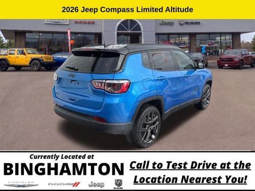 Hydro Blue Pearlcoat 2026 Jeep Compass Limited