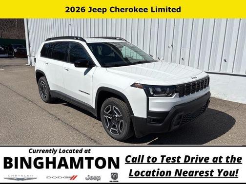 Bright White Clearcoat 2026 Jeep Cherokee LAREDO/LIMITED