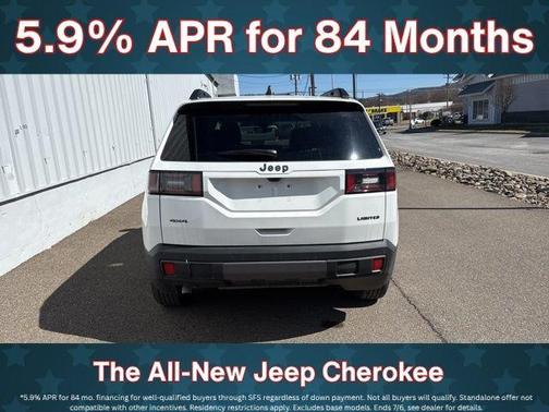 Bright White Clearcoat 2026 Jeep Cherokee LAREDO/LIMITED