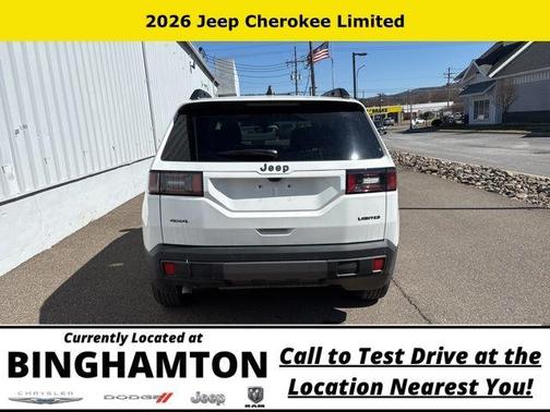 Bright White Clearcoat 2026 Jeep Cherokee LAREDO/LIMITED