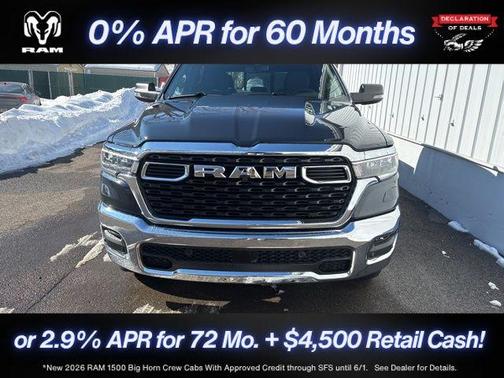 Blue Metallic 2026 RAM 1500 Big Horn/Lone Star