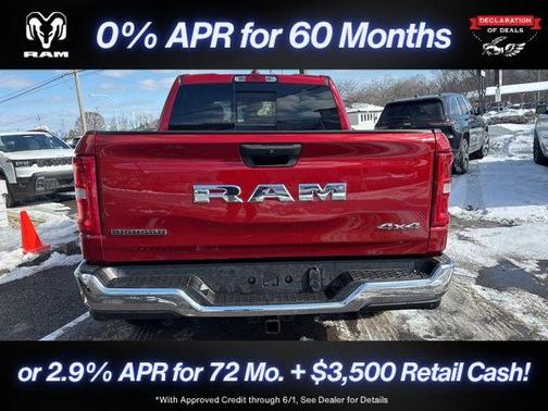 Molten Red Pearlcoat 2026 RAM 1500 Big Horn/Lone Star