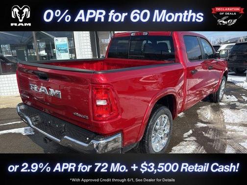 Molten Red Pearlcoat 2026 RAM 1500 Big Horn/Lone Star