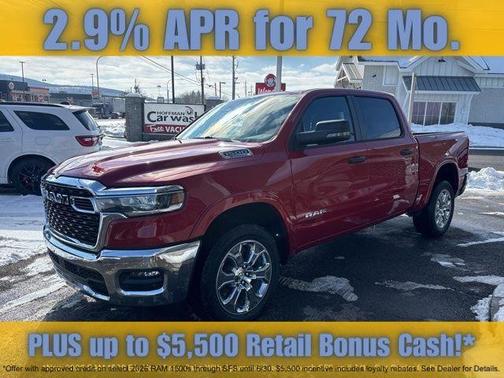 Molten Red Pearlcoat 2026 RAM 1500 Big Horn/Lone Star
