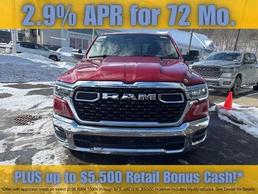 Molten Red Pearlcoat 2026 RAM 1500 Big Horn/Lone Star