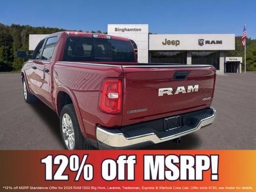 Molten Red Pearlcoat 2026 RAM 1500 Big Horn/Lone Star