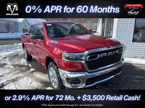 Molten Red Pearlcoat 2026 RAM 1500 Big Horn/Lone Star