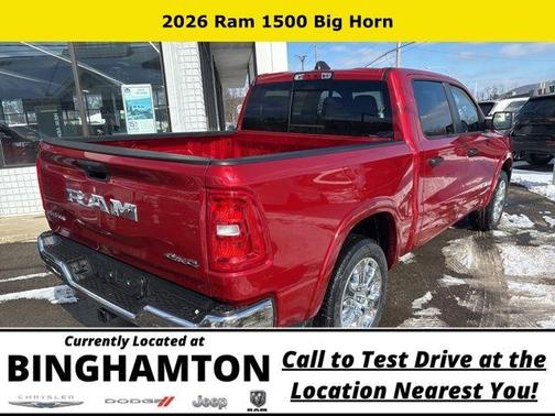 Molten Red Pearlcoat 2026 RAM 1500 Big Horn/Lone Star