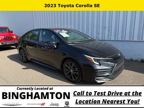 Midnight Black Metallic 2023 Toyota Corolla SE