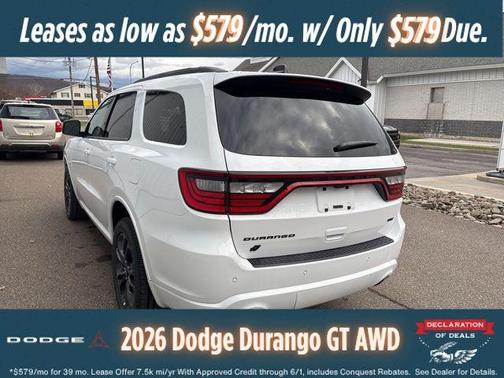 White Knuckle Clearcoat 2026 Dodge Durango GT