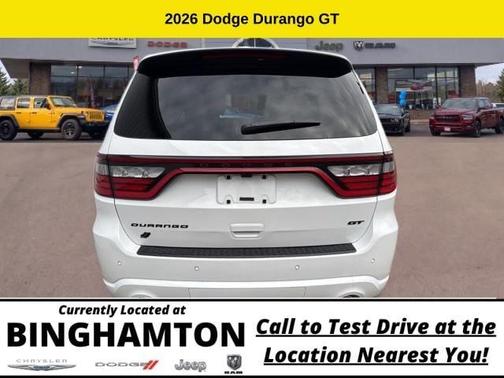 White Knuckle Clearcoat 2026 Dodge Durango GT