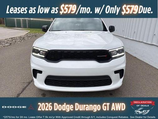 White Knuckle Clearcoat 2026 Dodge Durango GT